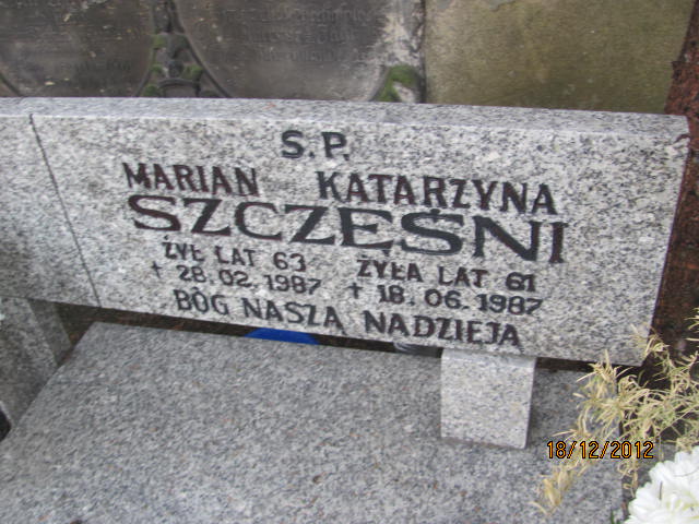 Zbigniew Szczęsny 1950 Złotoryja - Grobonet - Wyszukiwarka osób pochowanych