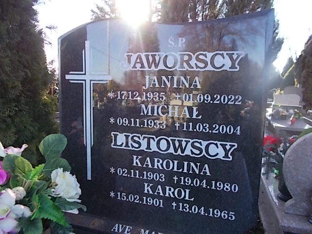 Michał Jaworski 1933 Złotoryja - Grobonet - Wyszukiwarka osób pochowanych