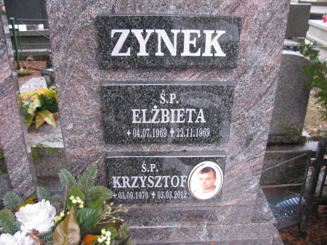Krzysztof Zynek 1970 Złotoryja - Grobonet - Wyszukiwarka osób pochowanych