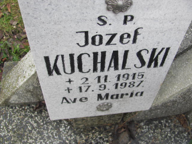 Józef Kuchalski 1915 Złotoryja - Grobonet - Wyszukiwarka osób pochowanych