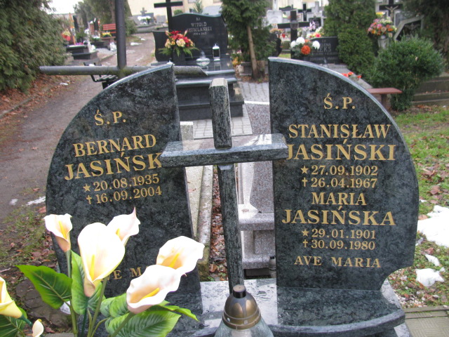 Maria Jasińska 1901 Złotoryja - Grobonet - Wyszukiwarka osób pochowanych