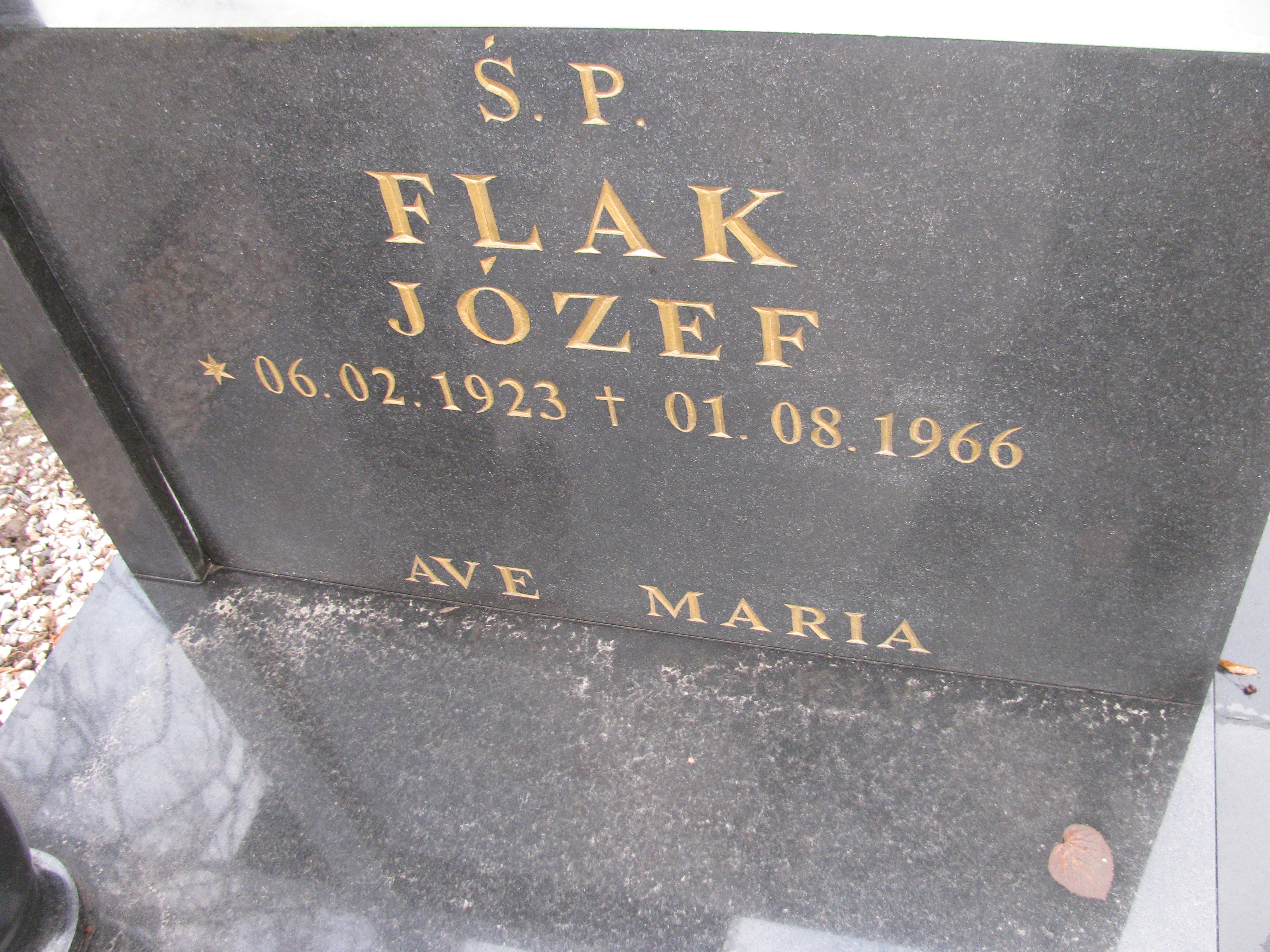 Kazimiera Flak 1927 Złotoryja - Grobonet - Wyszukiwarka osób pochowanych