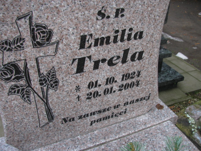 Emilia Trela 1924 Złotoryja - Grobonet - Wyszukiwarka osób pochowanych