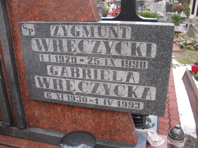 Gabriela Wręczycka 1930 Złotoryja - Grobonet - Wyszukiwarka osób pochowanych