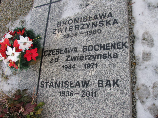 Czesława Bochenek 1944 Złotoryja - Grobonet - Wyszukiwarka osób pochowanych