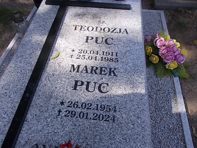Marek Puc 1954 Złotoryja - Grobonet - Wyszukiwarka osób pochowanych