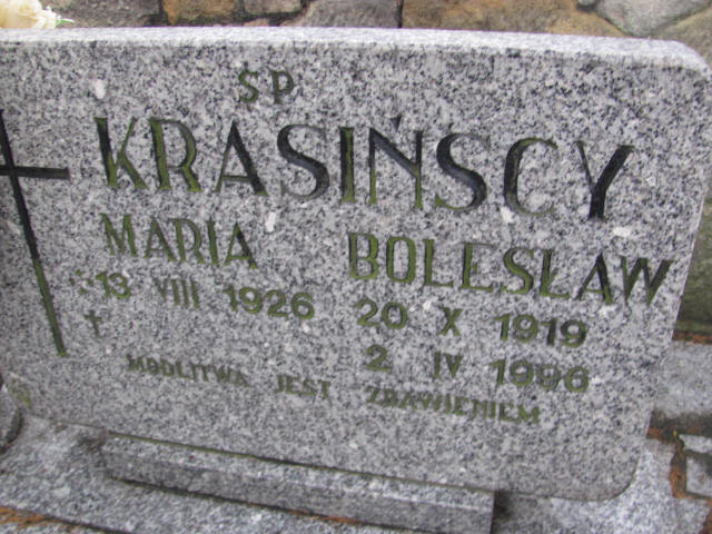 Marianna Krasińska 1926 Złotoryja - Grobonet - Wyszukiwarka osób pochowanych