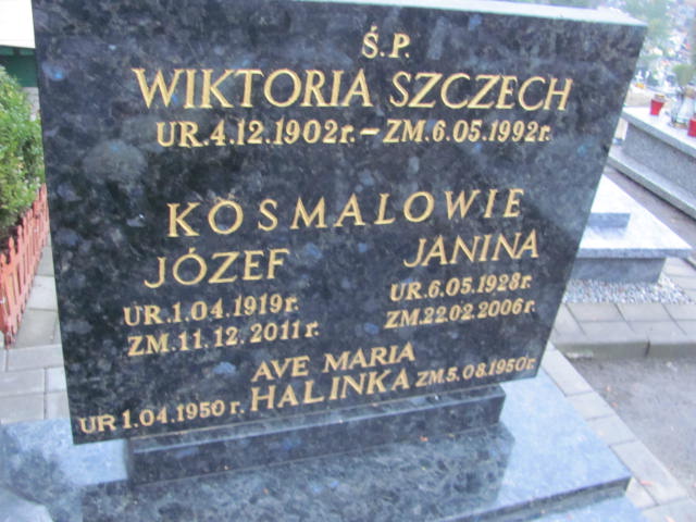 Józef Kosmala 1919 Złotoryja - Grobonet - Wyszukiwarka osób pochowanych