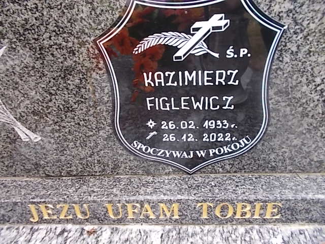Kazimierz Figlewicz 1933 Złotoryja - Grobonet - Wyszukiwarka osób pochowanych