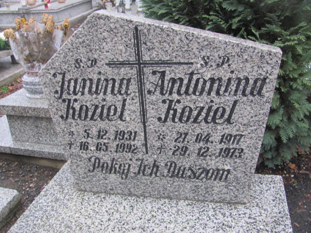 Janina Kozieł 1931 Złotoryja - Grobonet - Wyszukiwarka osób pochowanych
