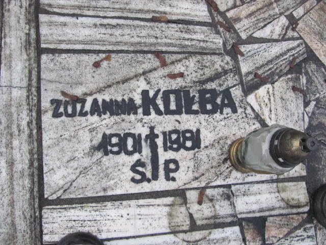 Grób Zuzanna Kołba