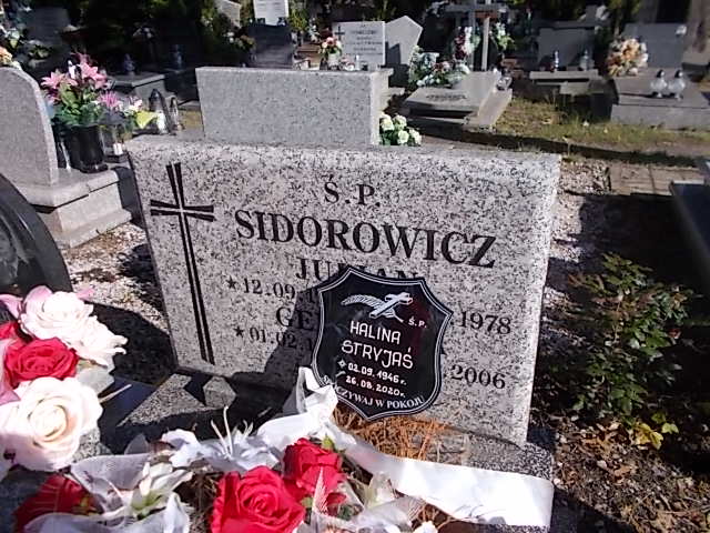 Grób Julian Sidorowicz