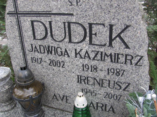 Ireneusz Dudek 1945 Złotoryja - Grobonet - Wyszukiwarka osób pochowanych