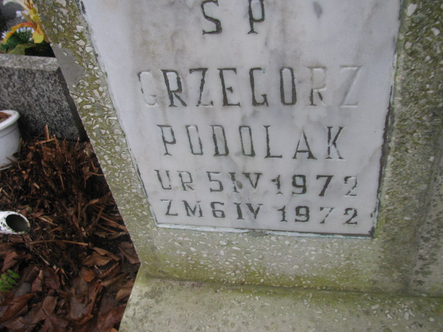 Grzegorz Podolak 1972 Złotoryja - Grobonet - Wyszukiwarka osób pochowanych