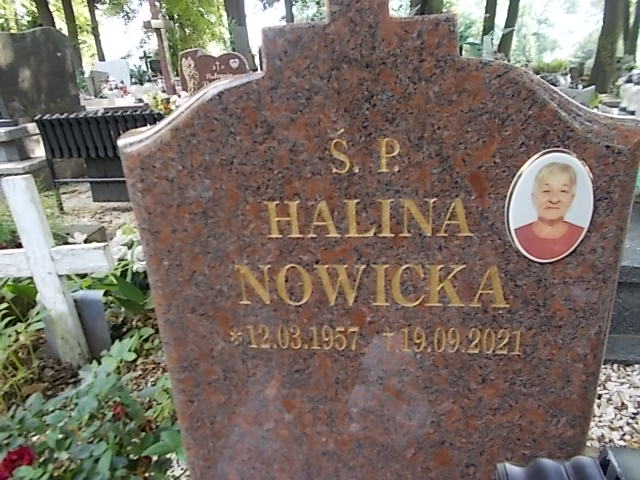Halina Nowicka 1957 Złotoryja - Grobonet - Wyszukiwarka osób pochowanych