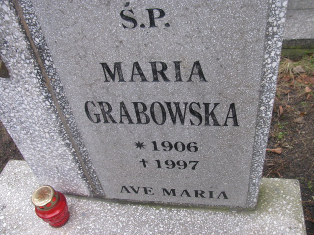 Maria Grabowska 1906 Złotoryja - Grobonet - Wyszukiwarka osób pochowanych