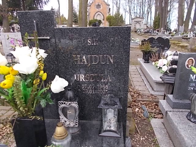 Urszula Hajdun 1966 Złotoryja - Grobonet - Wyszukiwarka osób pochowanych