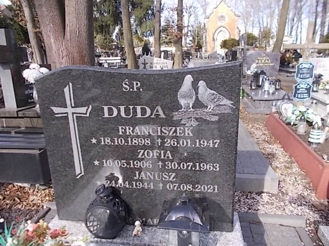Janusz Duda 1944 Złotoryja - Grobonet - Wyszukiwarka osób pochowanych