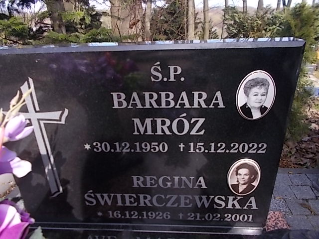 Barbara Mróz 1950 Złotoryja - Grobonet - Wyszukiwarka osób pochowanych