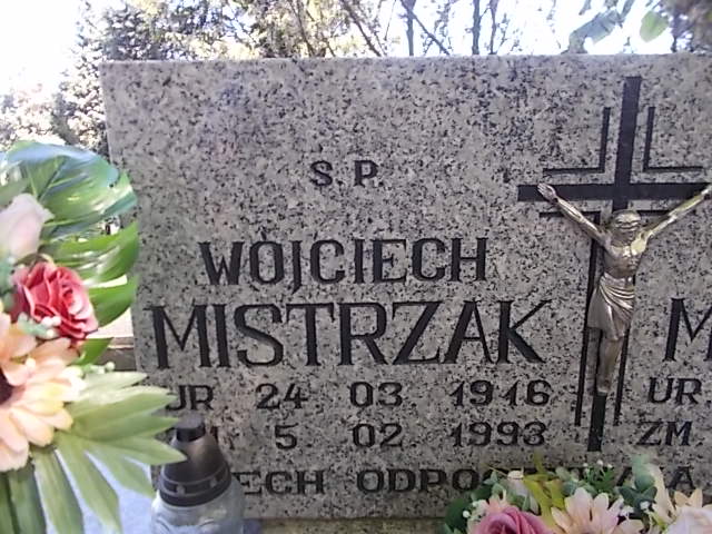 Grób Wojciech Mistrzak