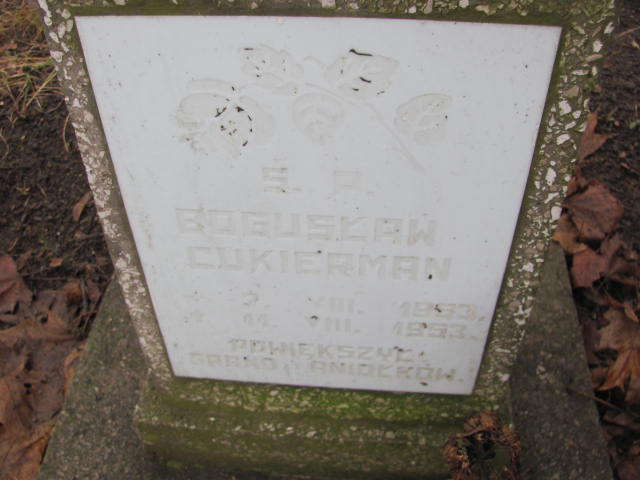 Grób Bogusław Cukierman