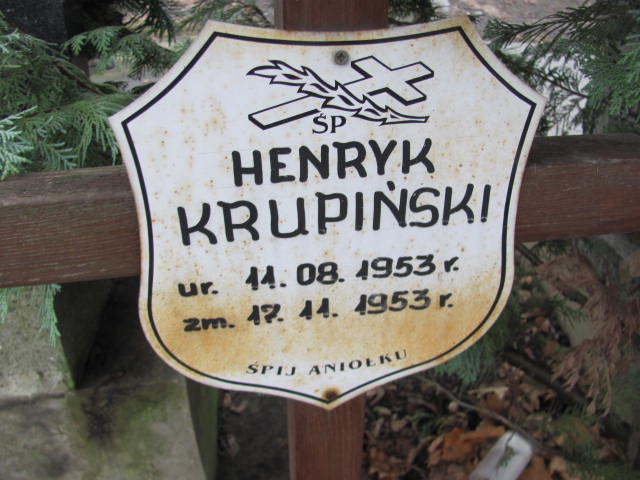 Grób Henryk Krupiński