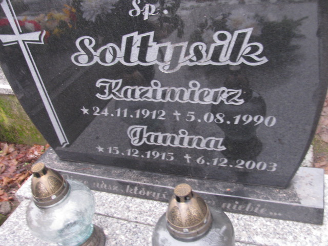 Janina Sołtysik 1915 Złotoryja - Grobonet - Wyszukiwarka osób pochowanych