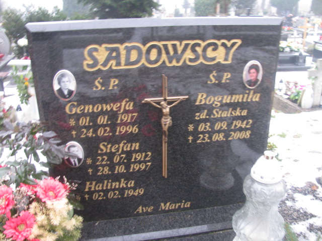 Halina Sadowska 1949 Złotoryja - Grobonet - Wyszukiwarka osób pochowanych