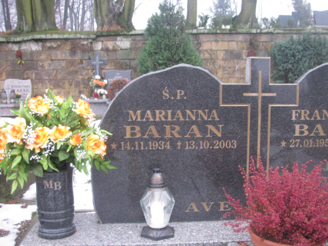 Franciszek Baran 1957 Złotoryja - Grobonet - Wyszukiwarka osób pochowanych