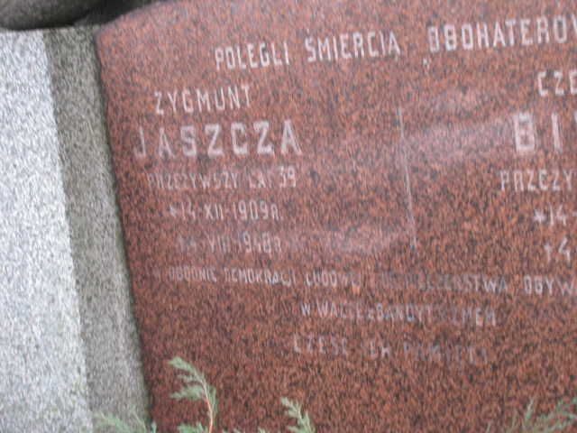 Zygmunt Jaszcza 1909 Złotoryja - Grobonet - Wyszukiwarka osób pochowanych