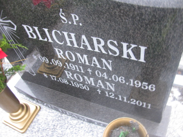 Roman Blicharski 1950 Złotoryja - Grobonet - Wyszukiwarka osób pochowanych
