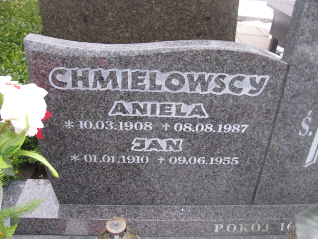 Jan Chmielowski 1910 Złotoryja - Grobonet - Wyszukiwarka osób pochowanych