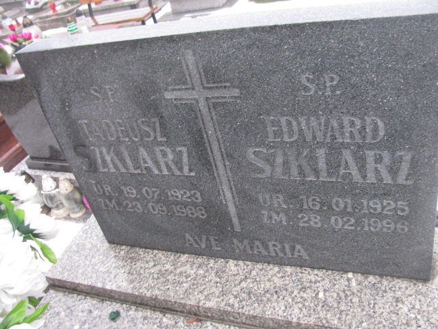 Edward Szklarz 1925 Złotoryja - Grobonet - Wyszukiwarka osób pochowanych