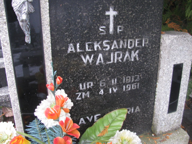 Aleksander Wajrak 1912 Złotoryja - Grobonet - Wyszukiwarka osób pochowanych