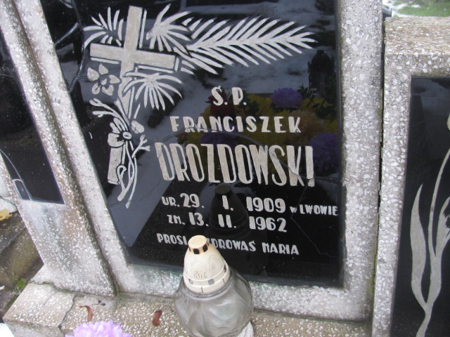 Franciszek Drozdowski 1909 Złotoryja - Grobonet - Wyszukiwarka osób pochowanych