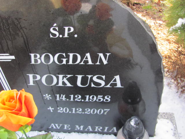 Bogdan Pokusa 1958 Złotoryja - Grobonet - Wyszukiwarka osób pochowanych