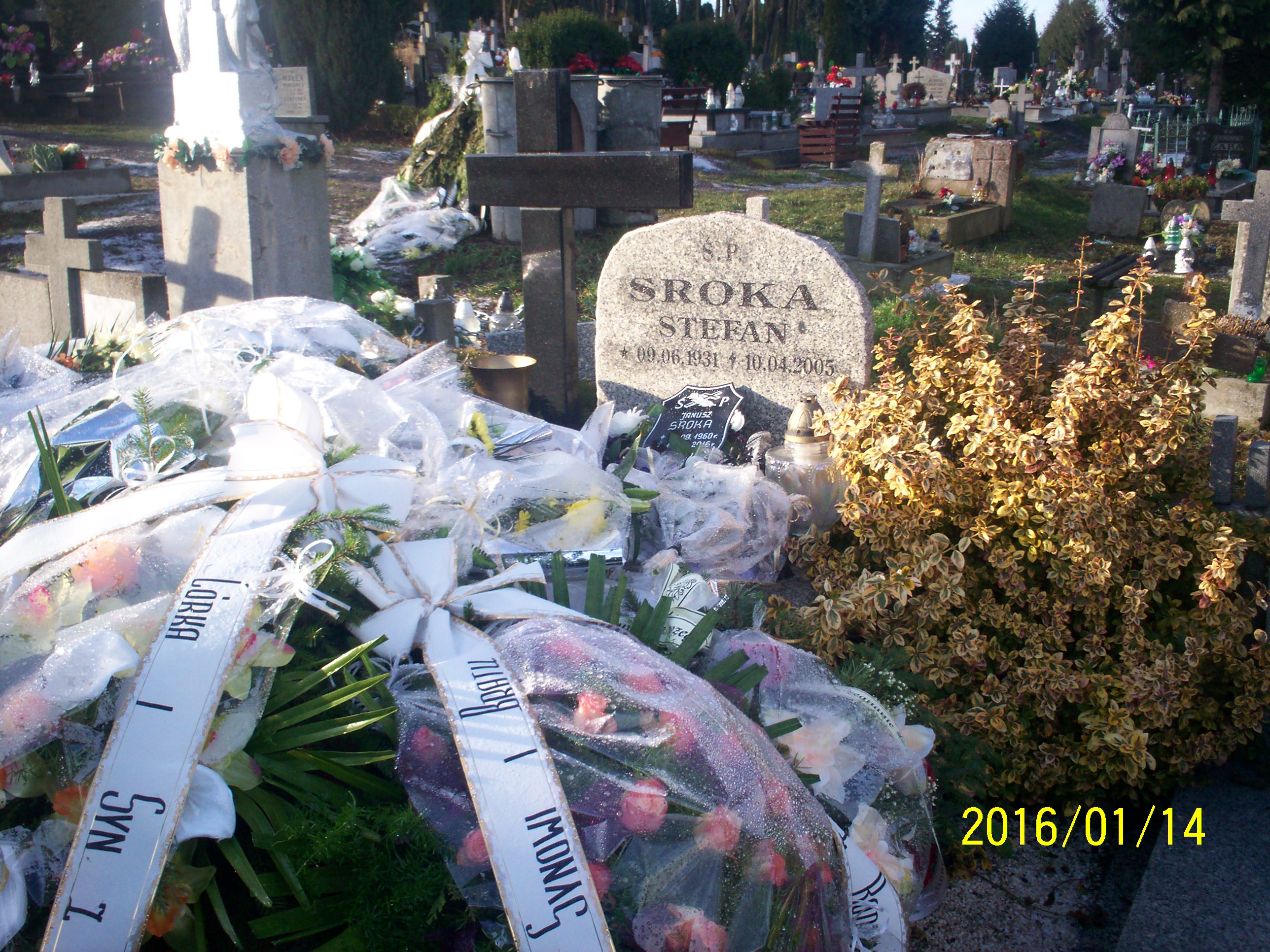 Grób Janusz Sroka