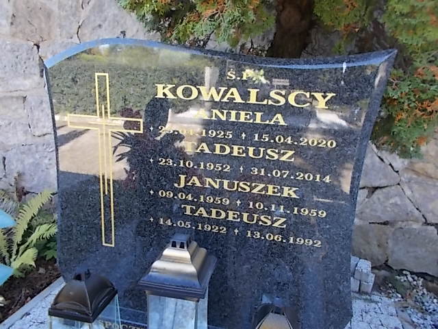 Aniela Kowalska 1925 Złotoryja - Grobonet - Wyszukiwarka osób pochowanych