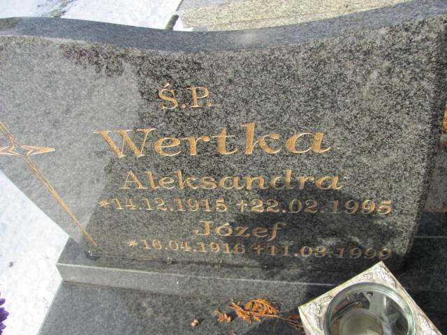 Aleksandra Wertka 1915 Złotoryja - Grobonet - Wyszukiwarka osób pochowanych