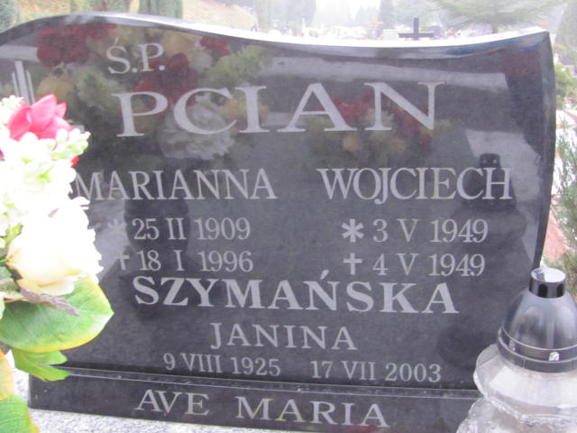 Janina Szymańska 1925 Złotoryja - Grobonet - Wyszukiwarka osób pochowanych