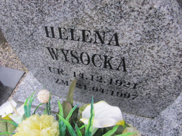 Helena Wysocka 1921 Złotoryja - Grobonet - Wyszukiwarka osób pochowanych