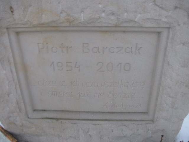Piotr Barczak 1954 Złotoryja - Grobonet - Wyszukiwarka osób pochowanych