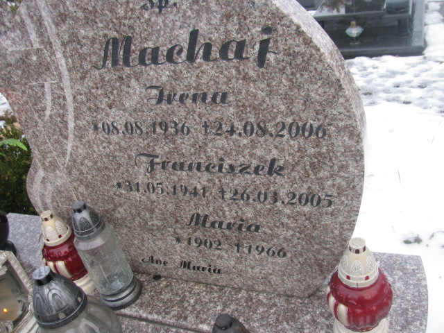 Irena Machaj 1936 Złotoryja - Grobonet - Wyszukiwarka osób pochowanych