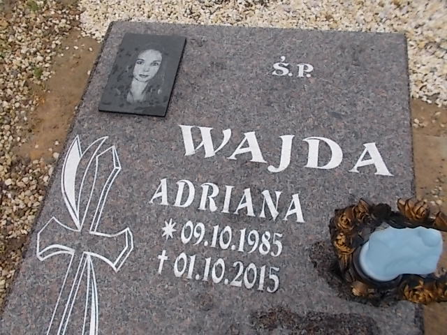Adriana Wajda 1985 Złotoryja - Grobonet - Wyszukiwarka osób pochowanych