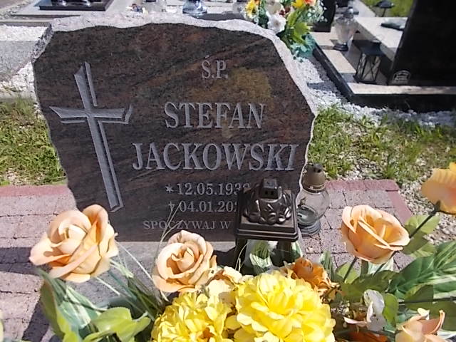 Stefan Jackowski 1939 Złotoryja - Grobonet - Wyszukiwarka osób pochowanych