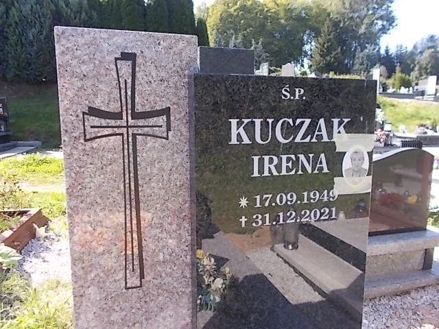 Irena Kuczak 1949 Złotoryja - Grobonet - Wyszukiwarka osób pochowanych