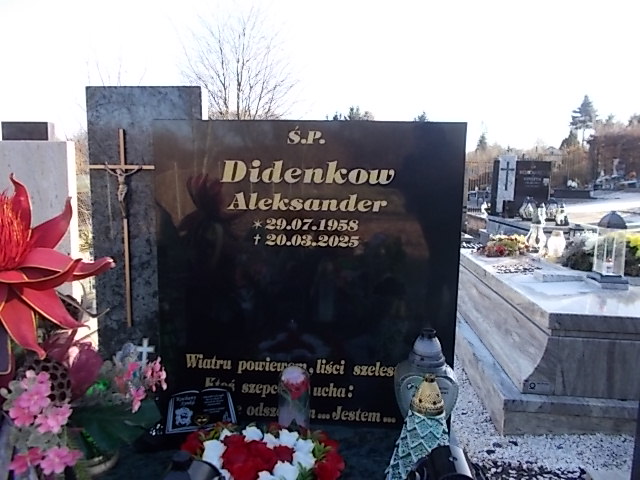 Aleksander Didenkow 1958 Złotoryja - Grobonet - Wyszukiwarka osób pochowanych